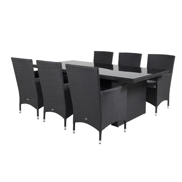 Garten Living 6-Sitzer Gartengarnitur Mabton mit Polster | Wayfair.de